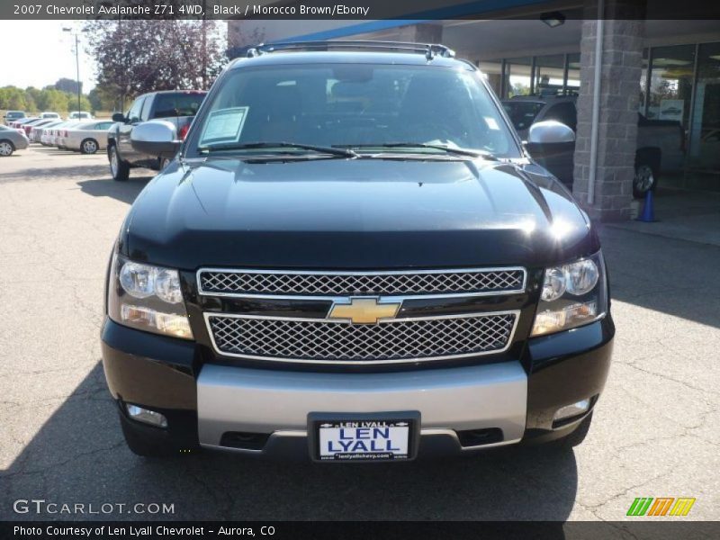 Black / Morocco Brown/Ebony 2007 Chevrolet Avalanche Z71 4WD