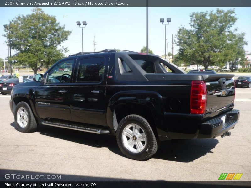 Black / Morocco Brown/Ebony 2007 Chevrolet Avalanche Z71 4WD