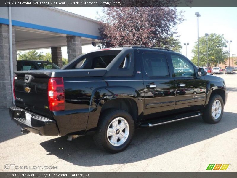 Black / Morocco Brown/Ebony 2007 Chevrolet Avalanche Z71 4WD
