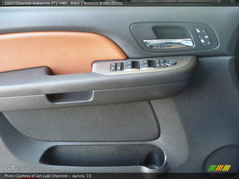 Black / Morocco Brown/Ebony 2007 Chevrolet Avalanche Z71 4WD