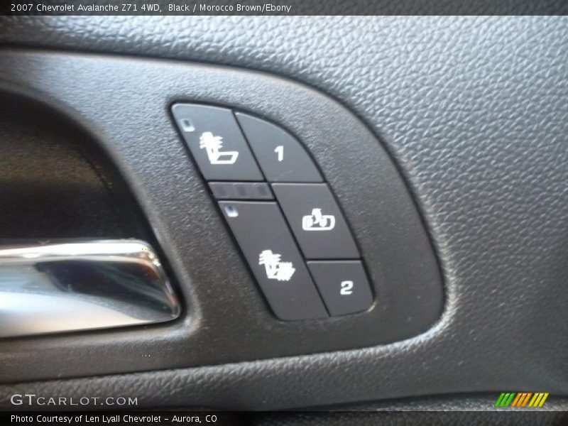 Black / Morocco Brown/Ebony 2007 Chevrolet Avalanche Z71 4WD
