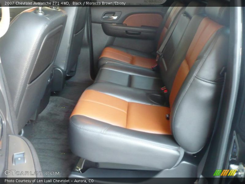 Black / Morocco Brown/Ebony 2007 Chevrolet Avalanche Z71 4WD