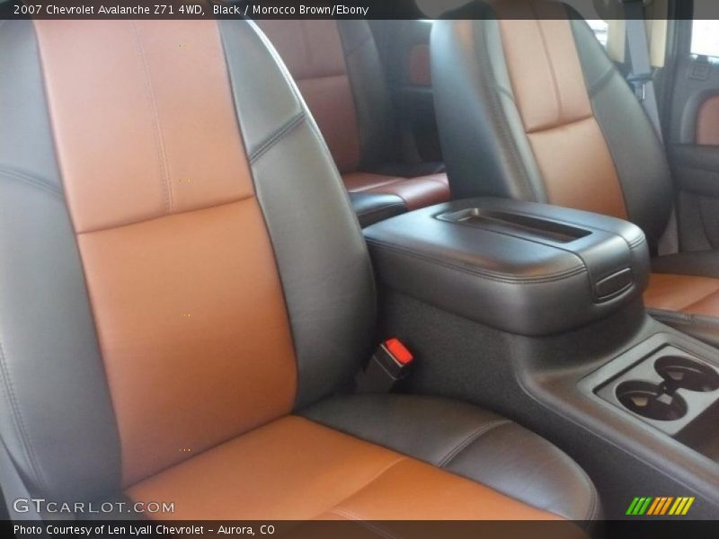 Black / Morocco Brown/Ebony 2007 Chevrolet Avalanche Z71 4WD