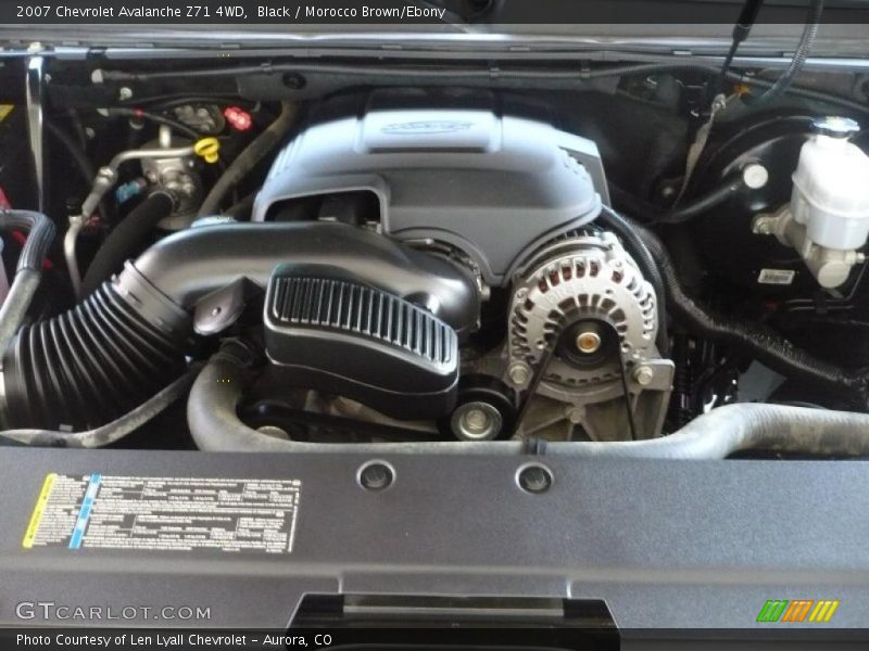 Black / Morocco Brown/Ebony 2007 Chevrolet Avalanche Z71 4WD
