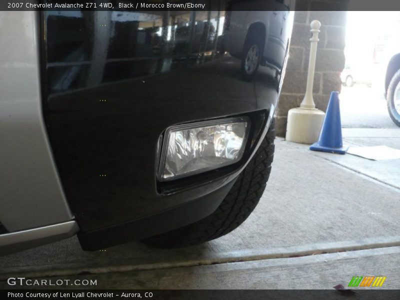 Black / Morocco Brown/Ebony 2007 Chevrolet Avalanche Z71 4WD