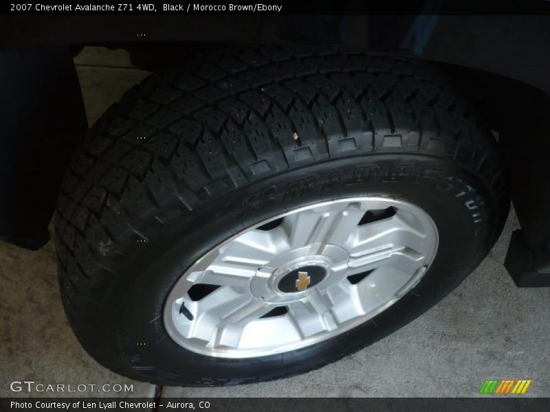 Black / Morocco Brown/Ebony 2007 Chevrolet Avalanche Z71 4WD