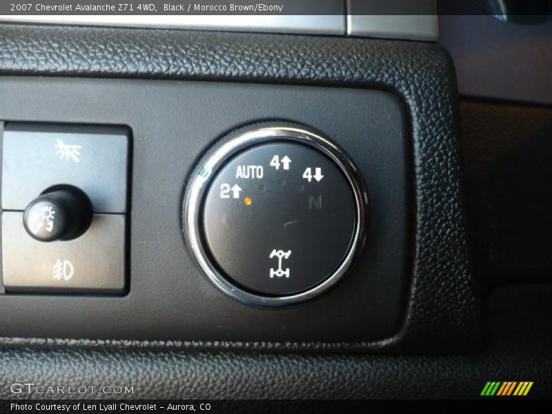 Black / Morocco Brown/Ebony 2007 Chevrolet Avalanche Z71 4WD