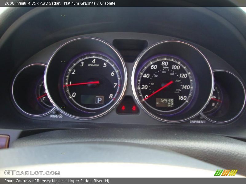 Platinum Graphite / Graphite 2008 Infiniti M 35x AWD Sedan