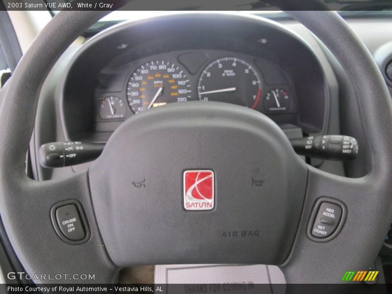 White / Gray 2003 Saturn VUE AWD