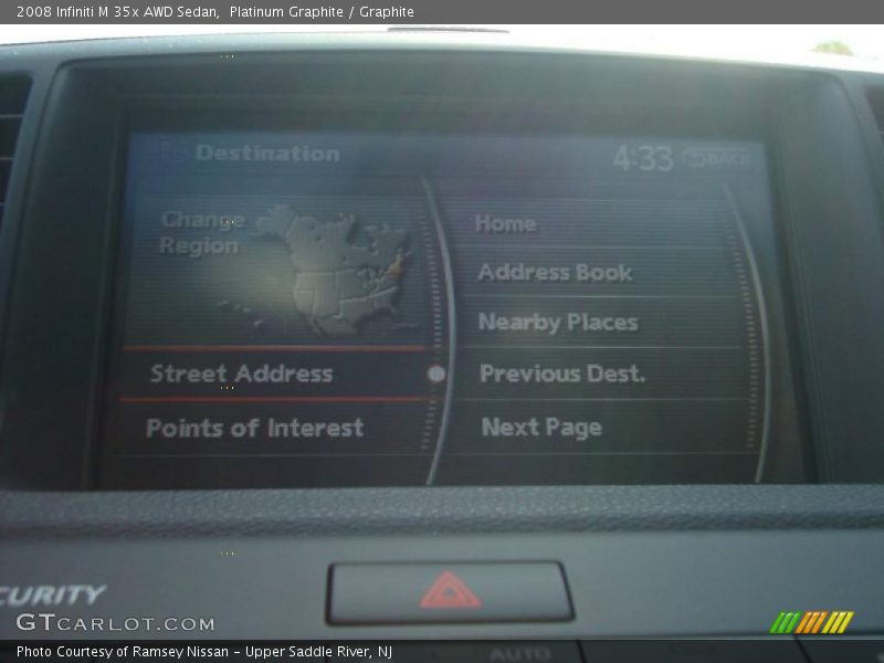 Platinum Graphite / Graphite 2008 Infiniti M 35x AWD Sedan