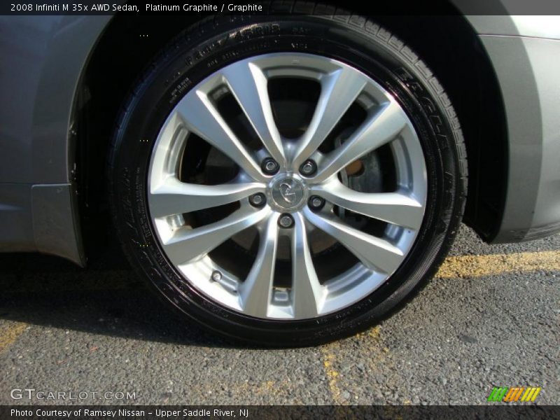 Platinum Graphite / Graphite 2008 Infiniti M 35x AWD Sedan
