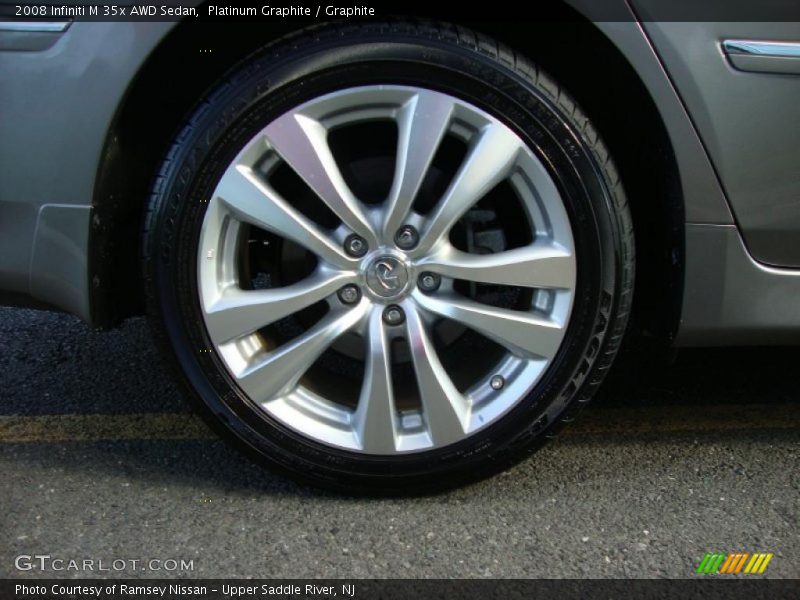 Platinum Graphite / Graphite 2008 Infiniti M 35x AWD Sedan
