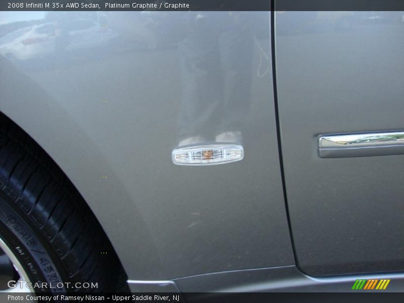 Platinum Graphite / Graphite 2008 Infiniti M 35x AWD Sedan