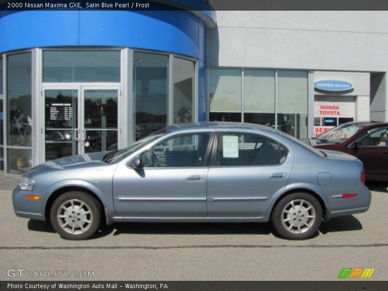 Satin Blue Pearl / Frost 2000 Nissan Maxima GXE