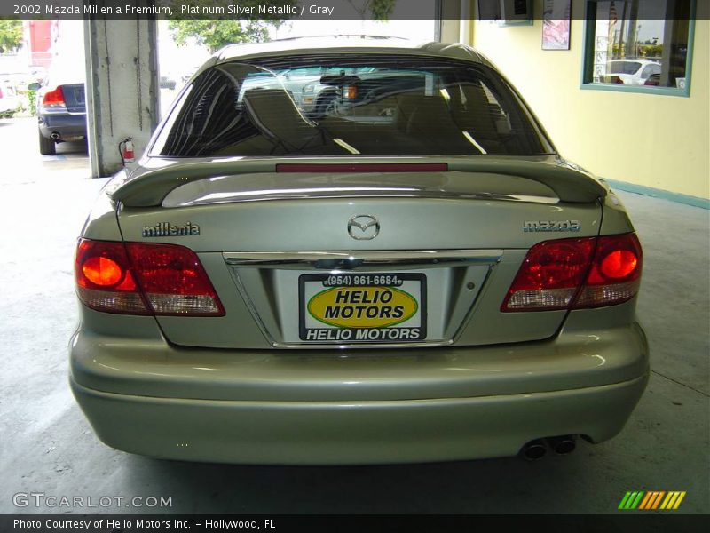 Platinum Silver Metallic / Gray 2002 Mazda Millenia Premium