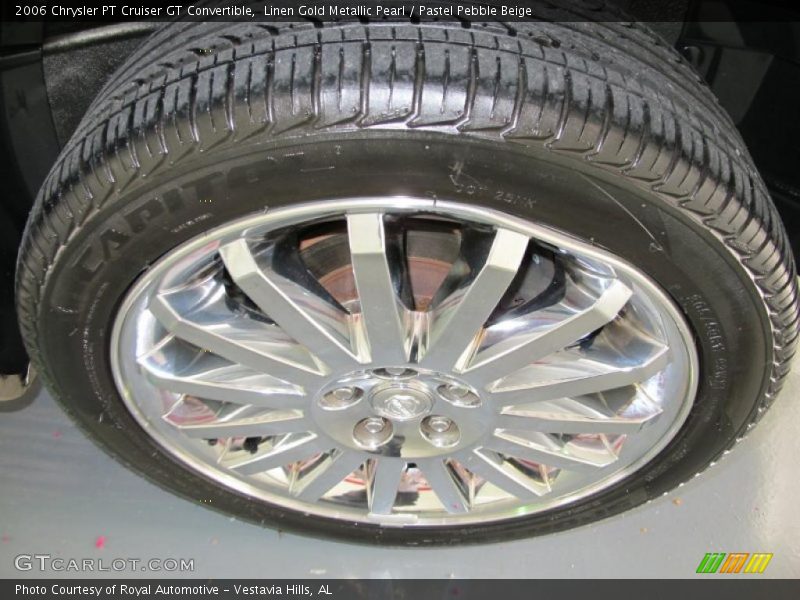 Linen Gold Metallic Pearl / Pastel Pebble Beige 2006 Chrysler PT Cruiser GT Convertible