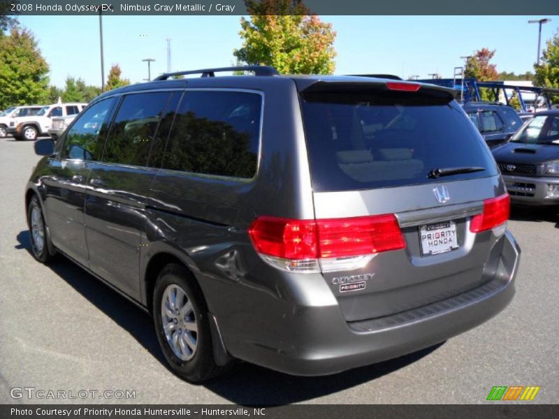 Nimbus Gray Metallic / Gray 2008 Honda Odyssey EX