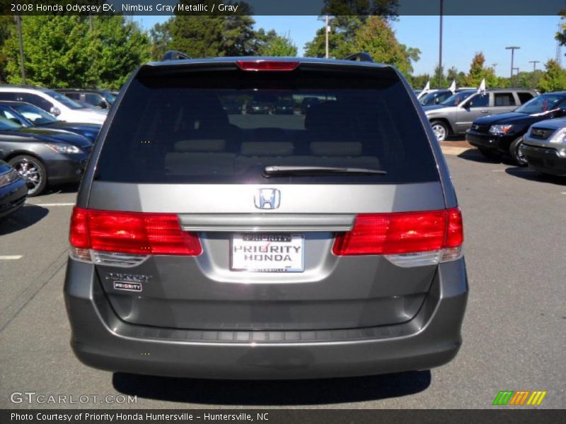Nimbus Gray Metallic / Gray 2008 Honda Odyssey EX