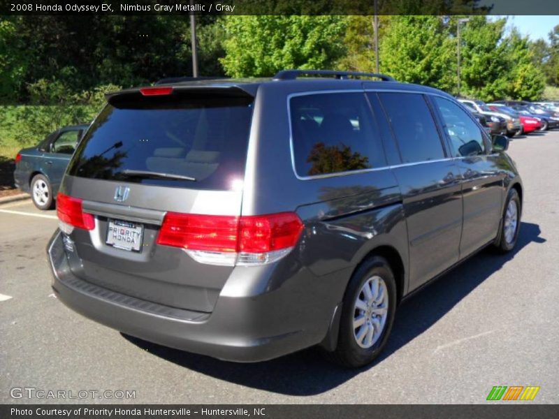 Nimbus Gray Metallic / Gray 2008 Honda Odyssey EX
