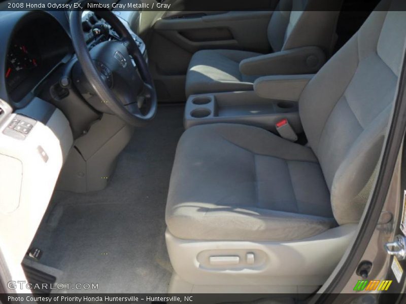 Nimbus Gray Metallic / Gray 2008 Honda Odyssey EX