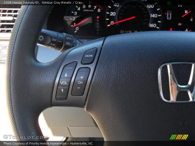 Nimbus Gray Metallic / Gray 2008 Honda Odyssey EX
