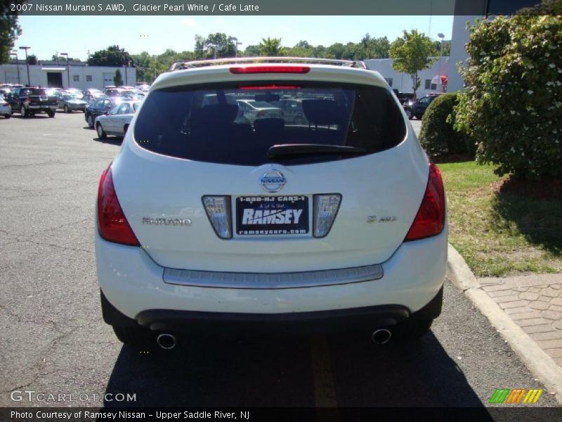 Glacier Pearl White / Cafe Latte 2007 Nissan Murano S AWD