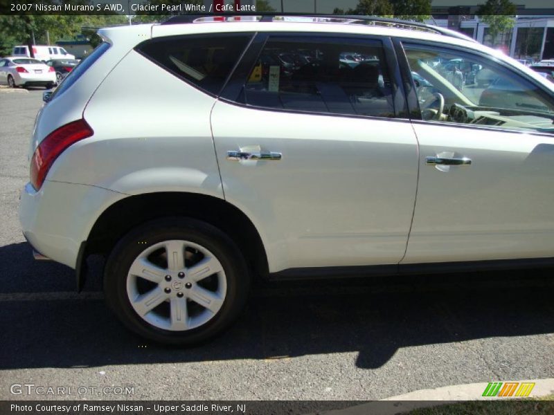 Glacier Pearl White / Cafe Latte 2007 Nissan Murano S AWD