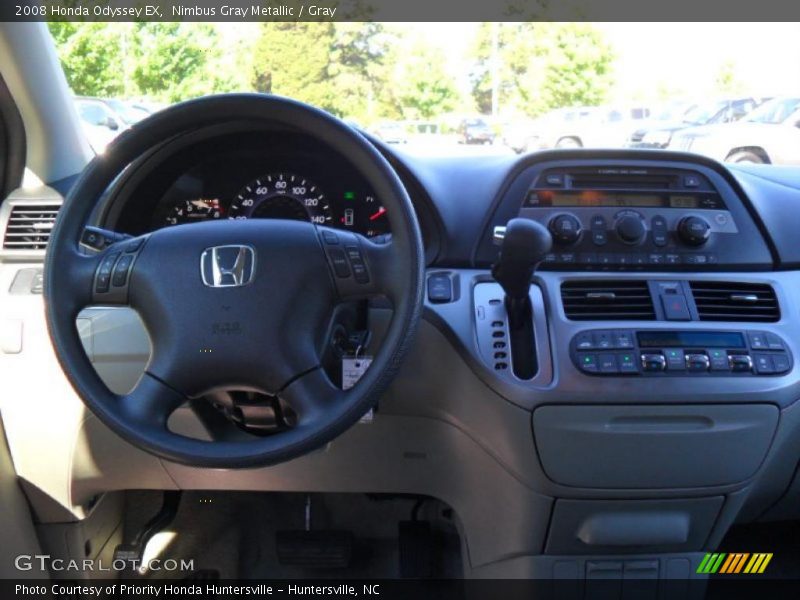 Nimbus Gray Metallic / Gray 2008 Honda Odyssey EX
