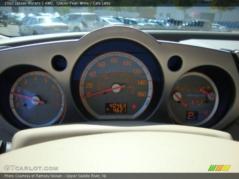 Glacier Pearl White / Cafe Latte 2007 Nissan Murano S AWD