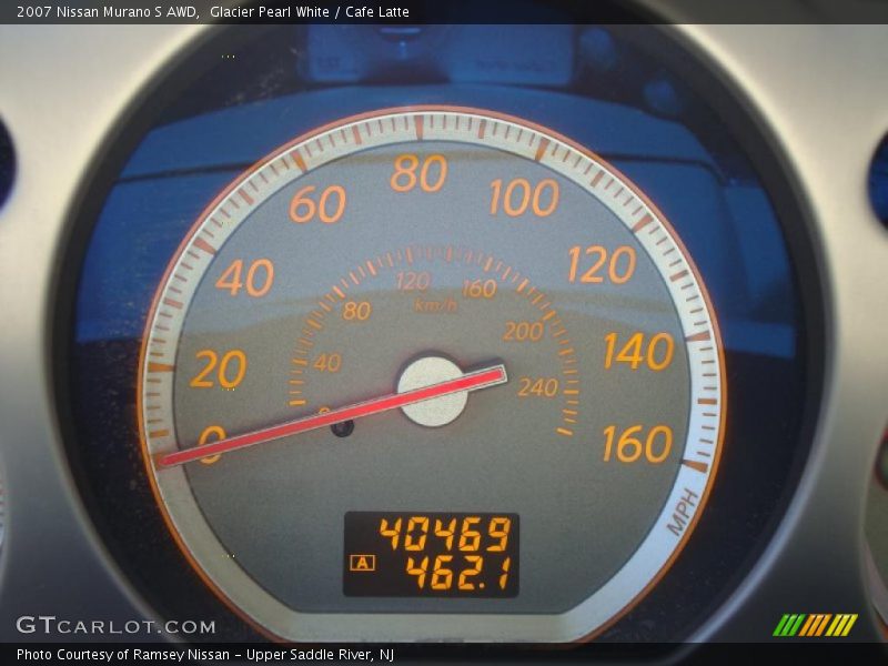 Glacier Pearl White / Cafe Latte 2007 Nissan Murano S AWD