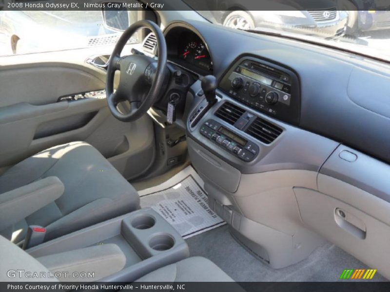 Nimbus Gray Metallic / Gray 2008 Honda Odyssey EX