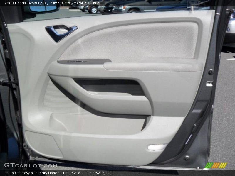 Nimbus Gray Metallic / Gray 2008 Honda Odyssey EX