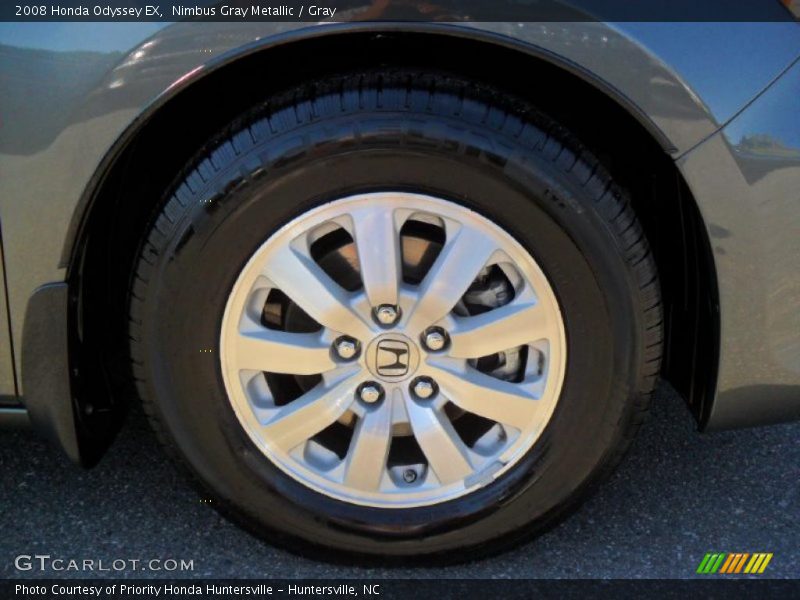 Nimbus Gray Metallic / Gray 2008 Honda Odyssey EX