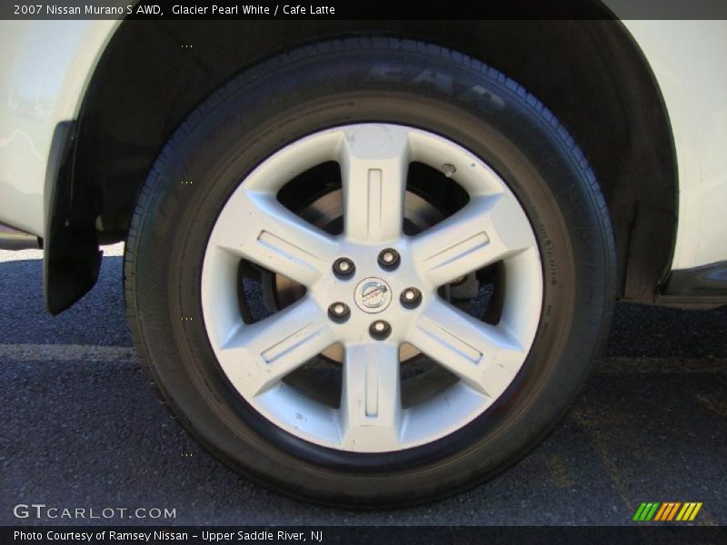 Glacier Pearl White / Cafe Latte 2007 Nissan Murano S AWD
