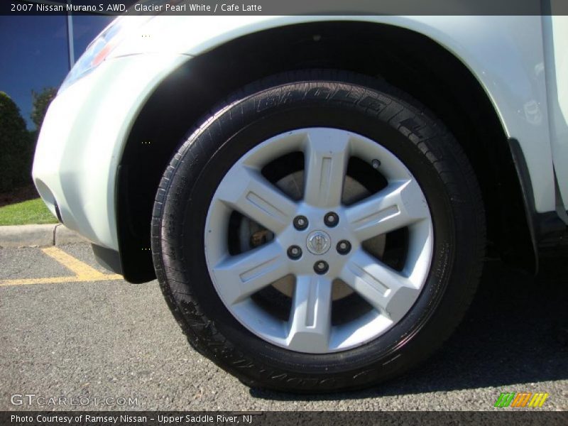 Glacier Pearl White / Cafe Latte 2007 Nissan Murano S AWD