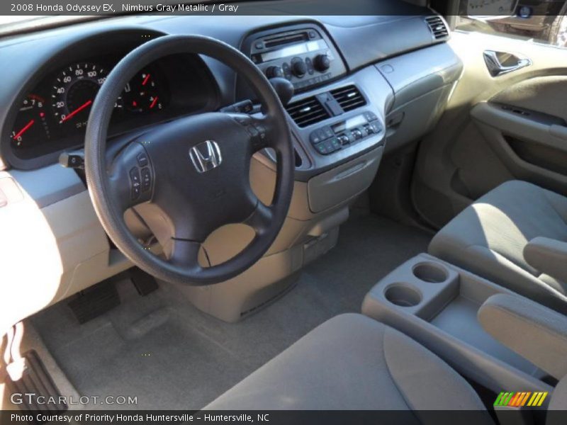 Nimbus Gray Metallic / Gray 2008 Honda Odyssey EX