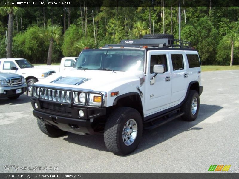 White / Wheat 2004 Hummer H2 SUV