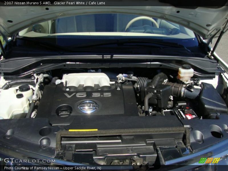Glacier Pearl White / Cafe Latte 2007 Nissan Murano S AWD