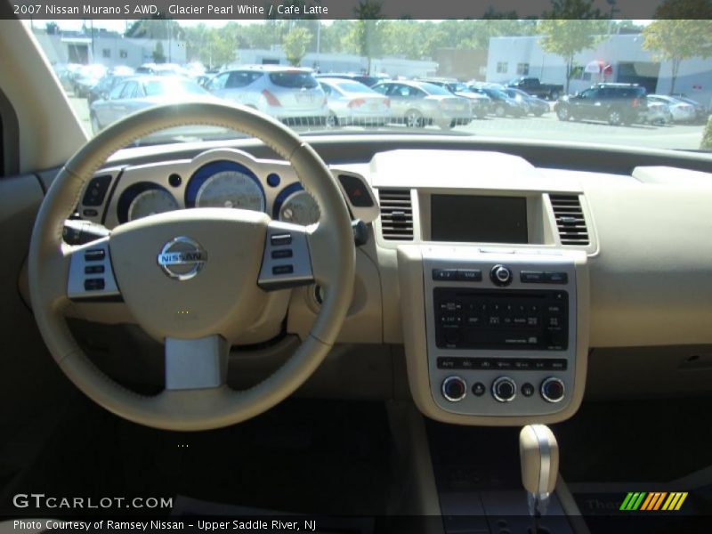 Glacier Pearl White / Cafe Latte 2007 Nissan Murano S AWD