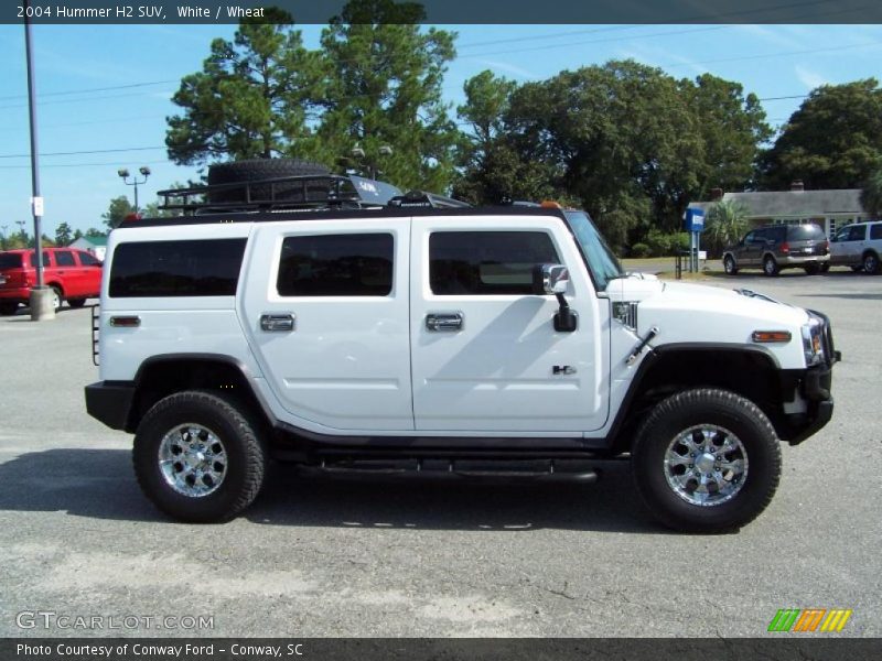 White / Wheat 2004 Hummer H2 SUV