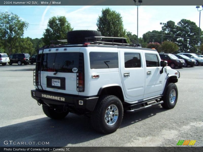 White / Wheat 2004 Hummer H2 SUV