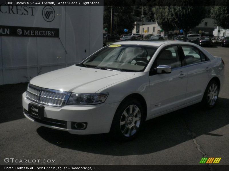 White Suede / Light Stone 2008 Lincoln MKZ AWD Sedan