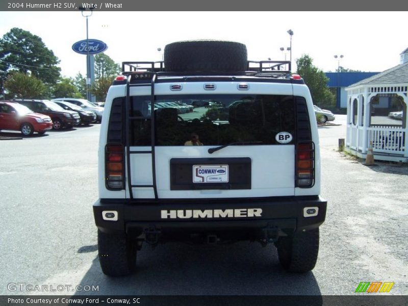 White / Wheat 2004 Hummer H2 SUV
