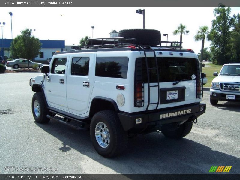 White / Wheat 2004 Hummer H2 SUV