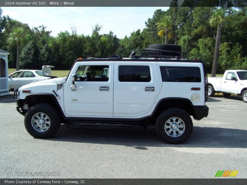 White / Wheat 2004 Hummer H2 SUV