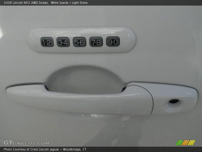 White Suede / Light Stone 2008 Lincoln MKZ AWD Sedan