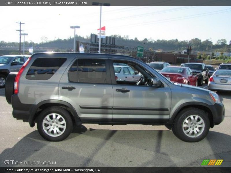 Pewter Pearl / Black 2005 Honda CR-V EX 4WD