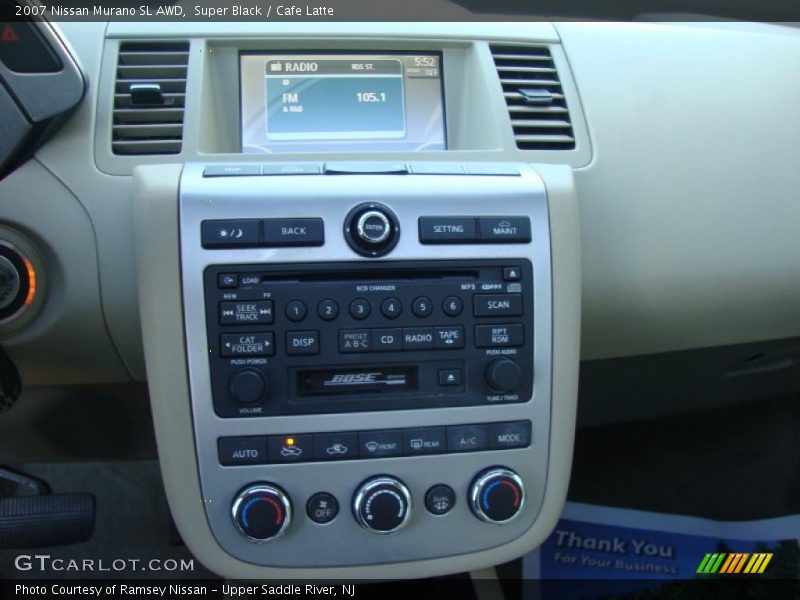 Super Black / Cafe Latte 2007 Nissan Murano SL AWD