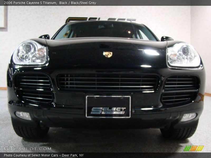 Black / Black/Steel Grey 2006 Porsche Cayenne S Titanium