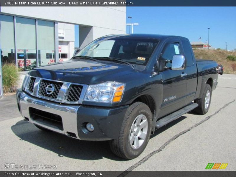 Deep Water Blue / Graphite/Titanium 2005 Nissan Titan LE King Cab 4x4